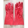 Gants de travail à simple crevaison en PVC